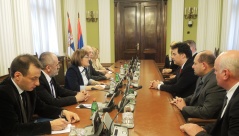19 May 2014 The National Assembly Speaker in meeting with the Slovenian National Council President